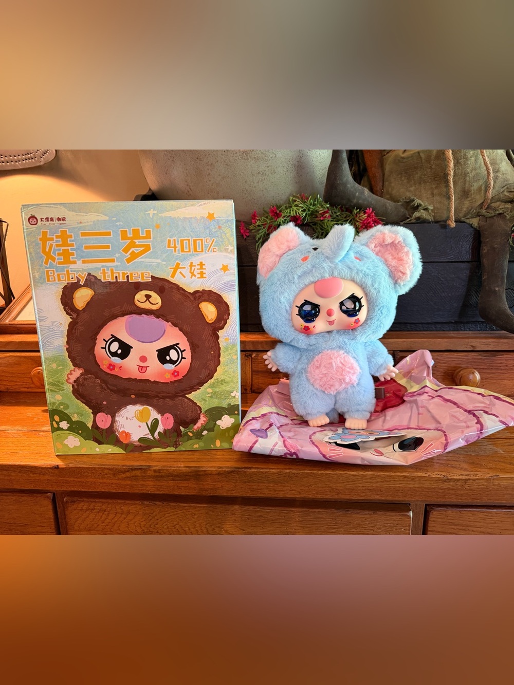 Baby Three 400% Confirmed Elephant Special Liquid Crying Eyes Blind box Confirm